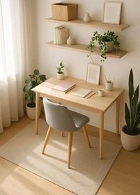 میز تحریر پایه دار ساده